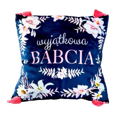 Opakowanie Poduszka z chwostami granatowa