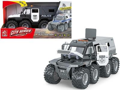 Opakowanie Pojazd policyjny z napędem na koło światło, dźwięk