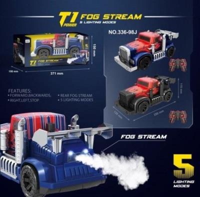 Opakowanie Pojazd R/C + ład + dym + 5 świateł