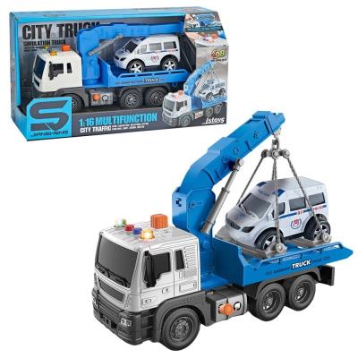 Opakowanie Pojazd z dźwigiem i autem