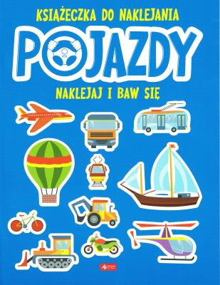 Okładka książki Pojazdy Książeczka do naklejania