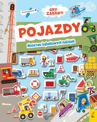 Okładka książki Pojazdy. Wypukłe naklejki