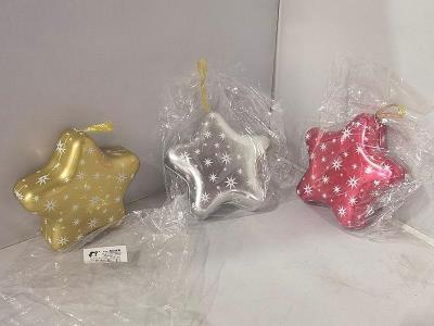 Opakowanie Pojemnik metalowy gwiazdka MIX