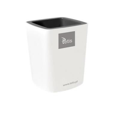 Pojemnik na długopisy szary BV405-S. Wydawca: TETIS. SmakLiter.pl Opakowanie Pojemnik na długopisy szary BV405-S