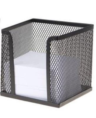 Pojemnik na karteczki czarny. Wydawca: NET. SmakLiter.pl Opakowanie Pojemnik na karteczki czarny