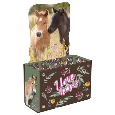 Opakowanie Pojemnik na przybory szkolne konie 24 DERFORM