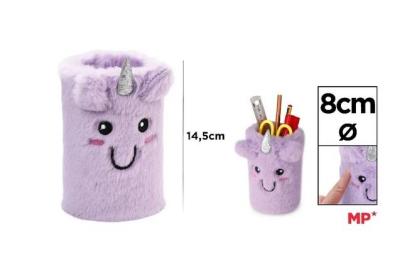 Opakowanie Pojemnik pluszowy na przybory szkolne Unicorn