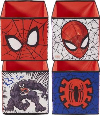 Opakowanie Pojemnik rozkładany na zabawki Spiderman 4szt