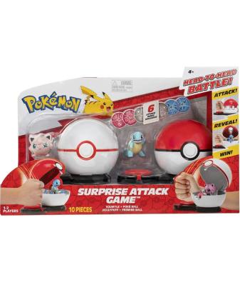 Opakowanie Pokemon Surprise Attack Game Squirtle + Jigglypuff