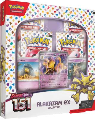 Opakowanie Pokemon TCG: Scarlet and Violet 151 Alakazam Ex box