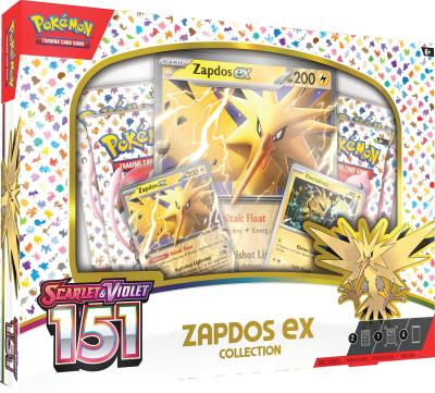 Opakowanie Pokemon TCG: Scarlet and Violet 151 Zapdos Ex box
