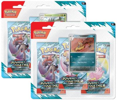Opakowanie Pokemon TCG Scarlet and Violet Journey Together 3 Pack blister 1szt.mix