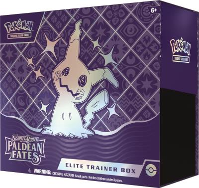 Opakowanie Pokemon TCG: Scarlet & Violet Paldean Fates Elite Trainer Box