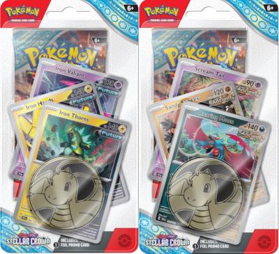 Opakowanie Pokemon TCG Scarlet & Violet Stellar Crowns Premium Checklane blister 1szt.mix