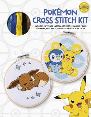Pokémon Cross Stitch Kit. Wydawca: David and Charles. SmakLiter.pl Opakowanie Pokémon Cross Stitch Kit