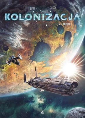 Pokuta. Kolonizacja. Tom 4. Autor: Denis-Pierre Filippi, Vincenzo Cucca. SmakLiter.pl Okładka książki Pokuta. Kolonizacja. Tom 4