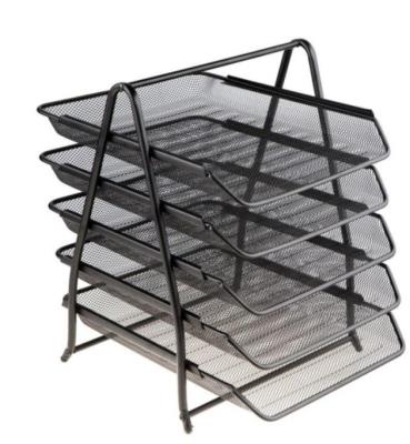 Opakowanie Półka na akta czarna