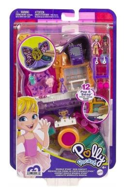 Opakowanie Polly Pocket. Sparkle Stage Bow Compact