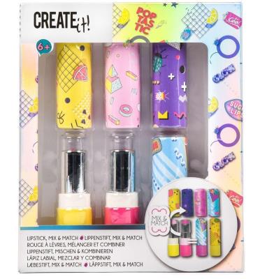 Opakowanie Pomadki 2 szt. + nakładki 2 szt. CREATE IT!