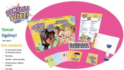 Opakowanie Pomaluj bużkę! Zgadnij kim jestem