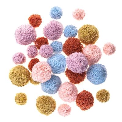 Opakowanie Pompomy pluszowe Teddy 30szt