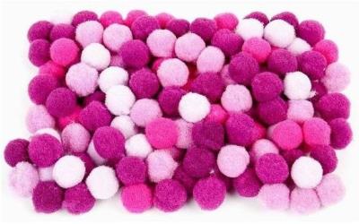 Opakowanie Pompony akrylowe 5 10mm MIX