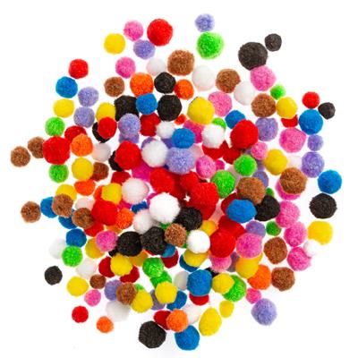 Opakowanie Pompony poliestrowe mix 300szt