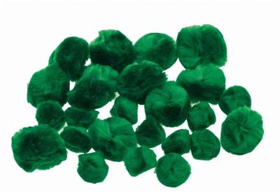 Opakowanie Pompony puszyste zielone 24szt