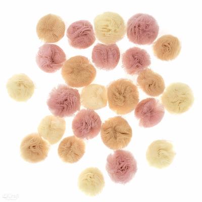 Pompony tiulowe nude mix 24 szt.. Wydawca: DP CRAFT. SmakLiter.pl Opakowanie Pompony tiulowe nude mix 24 szt.