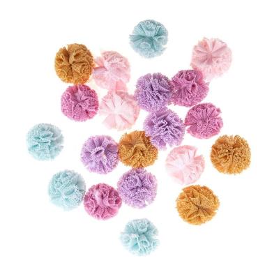 Opakowanie Pompony tiulowe pastelowe 2cm 20szt