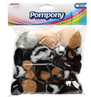 Opakowanie Pompony zwierzęta 54szt