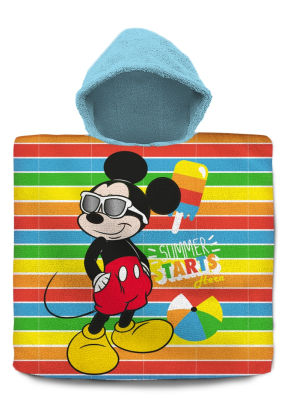 Poncho kąpielowe Mickey 120x60 MK-236P. Wydawca: Kids Euroswan. SmakLiter.pl Opakowanie Poncho kąpielowe Mickey 120x60 MK-236P