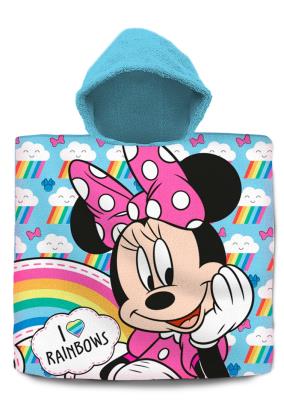Poncho kąpielowe Minnie 120x60 cm MN-242P. Wydawca: Kids Euroswan. SmakLiter.pl Opakowanie Poncho kąpielowe Minnie 120x60 cm MN-242P