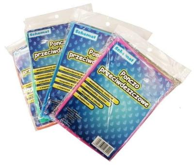 Opakowanie Ponczo przeciwdeszczowe grube MIX