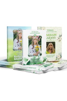 Okładka książki Porady naturoterapeutki Barbary Kazany - pakiet 3 części