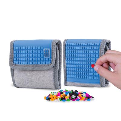 Opakowanie Portfel na rzep z niebieskim panelem