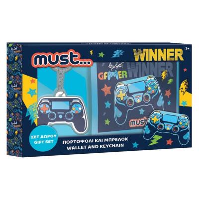 Portfel z breloczkiem Gamer. Wydawca: Diakakis. SmakLiter.pl Opakowanie Portfel z breloczkiem Gamer