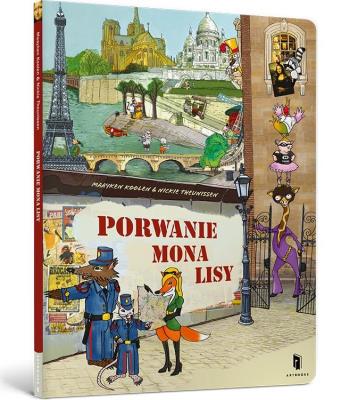 Porwanie Mona Lisy. Autor: Maayken Koolen, Theunissen Nickie. SmakLiter.pl Okładka książki Porwanie Mona Lisy