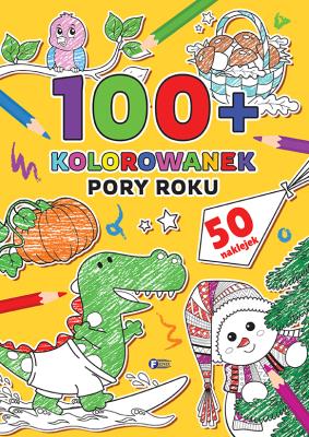 Okładka książki Pory roku. 100+ kolorowanek