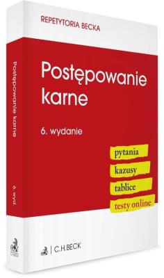 Okładka książki Postępowanie karne. Pytania. Kazusy. Tablice w.6