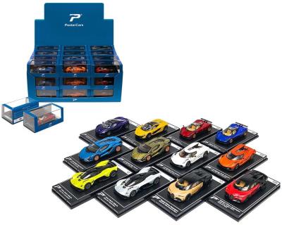 Poster Cars 1:64 MIX. Wydawca: Kinsmart. SmakLiter.pl Opakowanie Poster Cars 1:64 MIX
