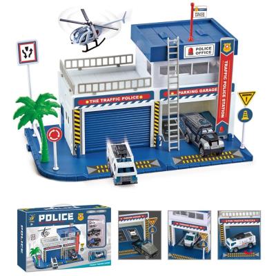Opakowanie Posterunek policji garaż pojazdy metal