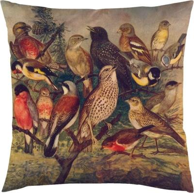 Opakowanie Poszewka na poduszkę 50x50cm - Ptaki
