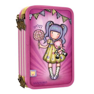 Opakowanie Potrójny Piórnik z Wyposażeniem Gorjuss - Fairgr