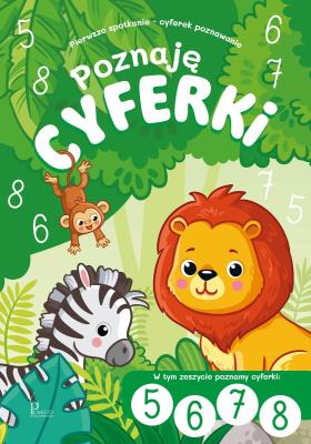 Okładka książki Poznaję cyferki i liczby 5,6,7,8