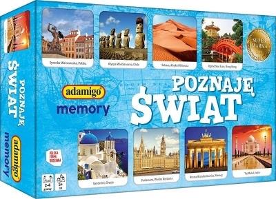 Poznaję świat memory. Wydawca: Adamigo. SmakLiter.pl Opakowanie Poznaję świat memory