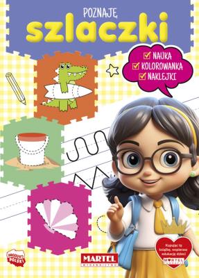 Okładka książki Poznaję szlaczki z naklejkami