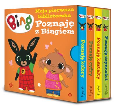 Okładka książki Poznaję z Bingiem. Moja pierwsza biblioteczka. Bing