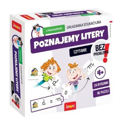 Poznajemy litery z Profesorkiem JAWA. Wydawca: Jawa. SmakLiter.pl Opakowanie Poznajemy litery z Profesorkiem JAWA