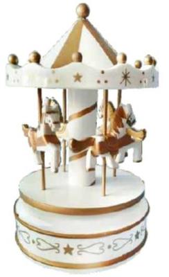 Pozytywka karuzela biała. Wydawca: incood.. SmakLiter.pl Opakowanie Pozytywka karuzela biała